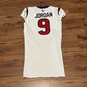 Nike White Houston Texans #9 Game issued Brevin Jordan Jersey Size 44